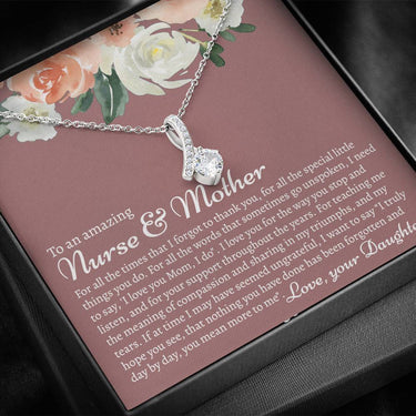 Nurse Mom Alluring Beauty Necklace - Love You This Much
